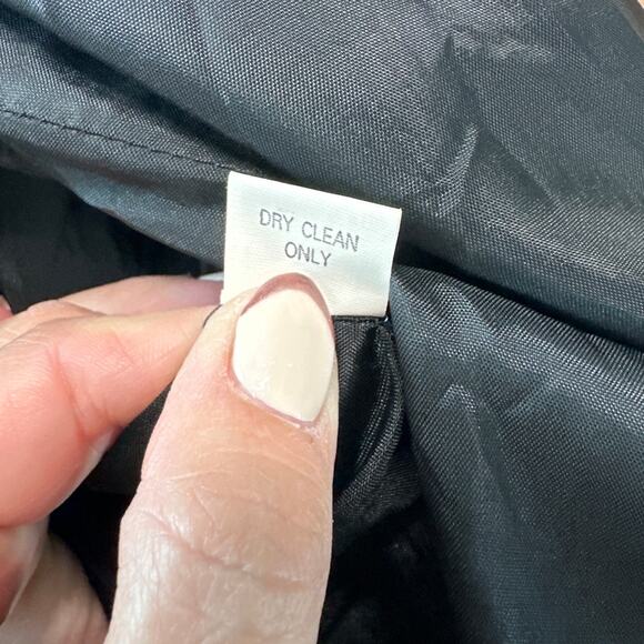 Kay Unger Women's Vintage Black 100% Silk Short Sleeve Shift Dress,Size 10,EUC - Picture 6 of 6